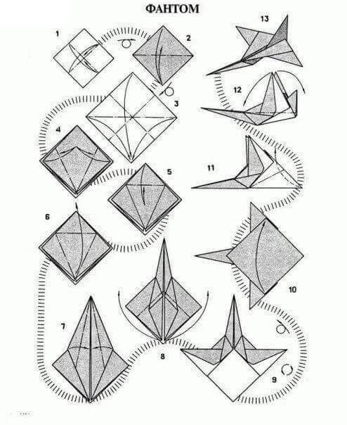 Делаем самолетик из бумаги своими руками – инструкция, фото, видео